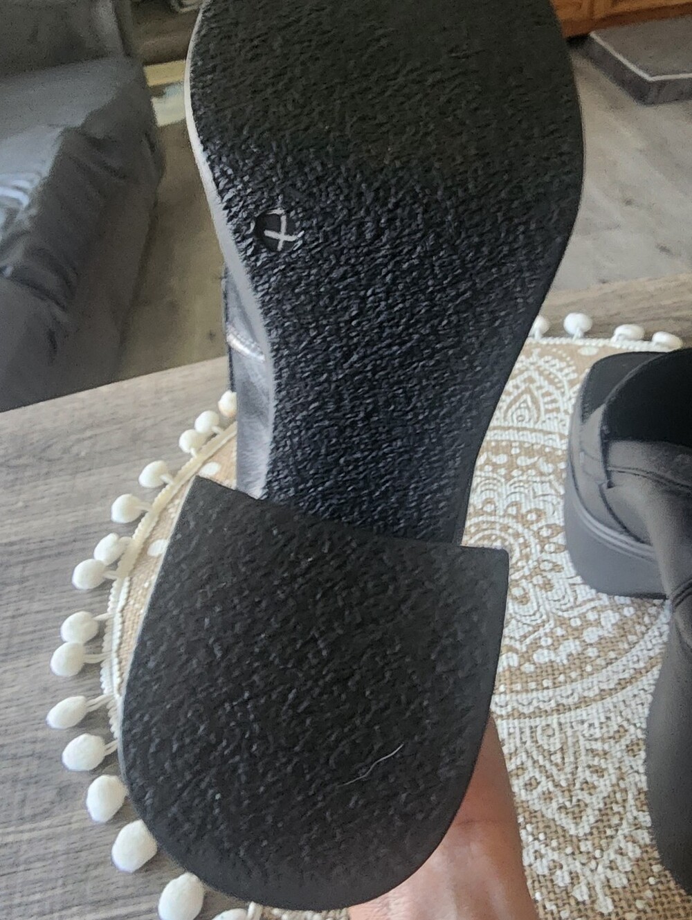 Free People Black Platform Penny Loafers - Picture 3 of 6